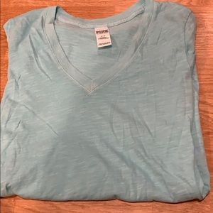 Blue v neck t shirt